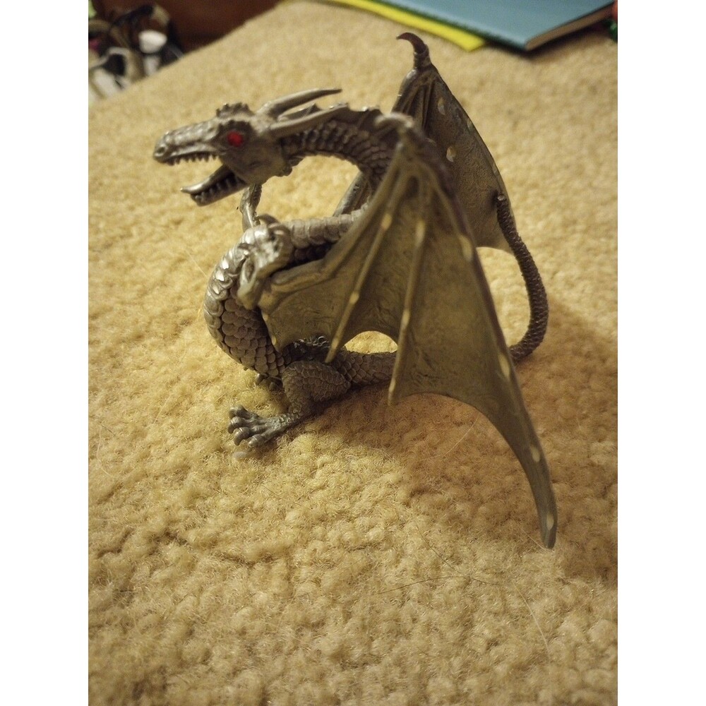 Perth Pewter White Winged Dragon. Must Add For Any Collection. - Picture 2 of 5